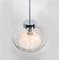 Hand Blown Glass Pendant Lights from Doria, Germany, 1970s, Set of 2, Image 9