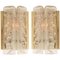 Structured Blown Glass and Brass Wall Sconce from Doria, 1960s, Image 2