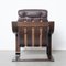 Anne Brown Leather Armchair, Image 4