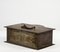 Safety Deposit Small Iron Chest with Vintage Emblem First Half of 900, Image 6