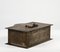 Safety Deposit Small Iron Chest with Vintage Emblem First Half of 900 5