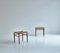 Danish Modern Teak Wood / Seagrass Stools by Peter Hvidt & Orla Molgaard, 1950s, Set of 2, Image 3