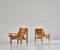 Scandinavian Model 168 Hunting Chairs in Oak and Leather by Kurt Østervig, Set of 2 5