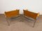 Leather and Tubular Steel Armchairs by Tord Bjorklund, Sweden, 1980s, Set of 2 11