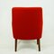 Fauteuil Mini Bear en Teck avec Tissu Rouge par Svend Skipper, Scandinavie 8