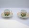 Porcelain Perles Cups and Saucers from Lalique, Set of 4 3