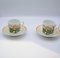 Porcelain Perles Cups and Saucers from Lalique, Set of 4, Image 3