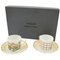 Perles Tassen und Untertassen aus Porzellan von Lalique, 4er Set 1