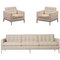 Living Room Set by Florence Knoll, 1990s, Set of 3, Image 1