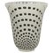 Schwarz Emaillierte Damiers Vase von René Lalique 1
