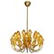 Scale Brass Chandeliers by Arne Jacobsen, Set of 2 1