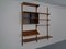 Danish Teak 11-Piece Modular Wall Unit by Poul Cadovius for Cado, 1960s, Set of 11 3