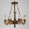 Neo-Rococo Bronze Chandelier, 1920s, Image 1