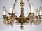 Neo-Rococo Bronze Chandelier, 1920s 5