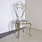 Gilded & Hammered Iron Dining Chair by Pier Luigi Colli, 1960s 5