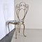 Gilded & Hammered Iron Dining Chair by Pier Luigi Colli, 1960s 2