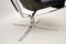 Vintage Leather & Chrome Falcon Chair by Sigurd Ressell 8