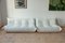 White Leather Togo 2-Seat & 3-Seat Sofa Set by Michel Ducaroy for Ligne Roset, 1970s, Set of 2 1