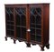 Victorian Mahogany Glazed Adjustable Breakfront Bookcase, 1800s 4
