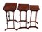 Tavolini a incastro vittoriani in mogano, 1900 circa, set di 3, Immagine 1