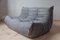 Silla esquinero Togo de microfibra en gris y sofá de 2 y 3 plazas de Michel Ducaroy para Ligne Roset. Juego de 3, Imagen 6