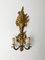 Italian Neoclassical Louis XVI Style Gilded Wood Sconces, 1960s, Set of 2, Image 3