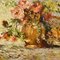 Rose Floral Painting, Oil on Wood, Early 20th Century, Image 2