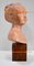 Busto in terracotta di Louise Brongniart After Houdon, 1900, Immagine 47