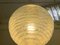 Ball Ceiling Lamps with Multi-Strands Engraving Effect, 1970s, Set of 2, Image 6