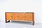 Italienisches Mid-Century Sideboard aus Nussholzwurzel & Messing von La Permanente Del Mobile Cantù, 1960er 1