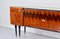 Italienisches Mid-Century Walnuss & Messing Sideboard, 1950er 13