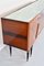 Credenza Mid-Century in noce e ottone, Italia, anni '50, Immagine 8