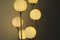 Italienische Mid-Century Alberello Stehlampe aus Messing, Carrara Marmor & Opalglas von Stilnovo, 1950er 3