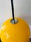 Italienische Gelbe 3025 Deckenlampe aus Acrylglas von Guzzini, 1970er 5