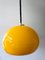 Italian Yellow Acrylic Glass 3025 Ceiling Lamp from Guzzini, 1970s 3