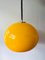 Italian Yellow Acrylic Glass 3025 Ceiling Lamp from Guzzini, 1970s 7
