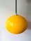 Italian Yellow Acrylic Glass 3025 Ceiling Lamp from Guzzini, 1970s 9