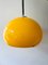 Italian Yellow Acrylic Glass 3025 Ceiling Lamp from Guzzini, 1970s 8