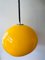 Italian Yellow Acrylic Glass 3025 Ceiling Lamp from Guzzini, 1970s 6