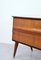 Mid-Century Italian Teak, Carrara Marble & Brass Sideboard, 1960s 8