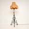 Antique Wrought Iron & Copper Rise & Fall Floor Lamp, 1920s, Image 1