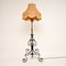 Antique Wrought Iron & Copper Rise & Fall Floor Lamp, 1920s 3