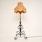 Antique Wrought Iron & Copper Rise & Fall Floor Lamp, 1920s, Image 3