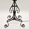 Antique Wrought Iron & Copper Rise & Fall Floor Lamp, 1920s, Image 5