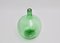 Green Glass Bottle Flower Vase from Viresa, 1970s 3