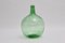 Green Glass Bottle Flower Vase from Viresa, 1970s 2