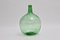Grüne Glasflaschen Blumenvase von Viresa, 1970er 2