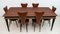 Mid-Century Italian Modern Dining Table & Chairs by Umberto Mascagni for Harrods, 1950s, Set of 7, Image 1