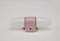 Vintage Pink Ceramic & White Glass Sconce by Wilhelm Wagenfeld for Linder Keramik, 1950s, Image 4