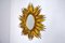 Espejo grande en forma de sol de madera dorada, años 20, Imagen 2